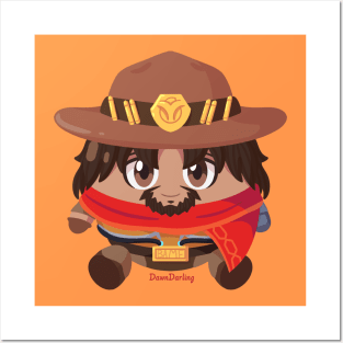 Round McCree - OW Posters and Art